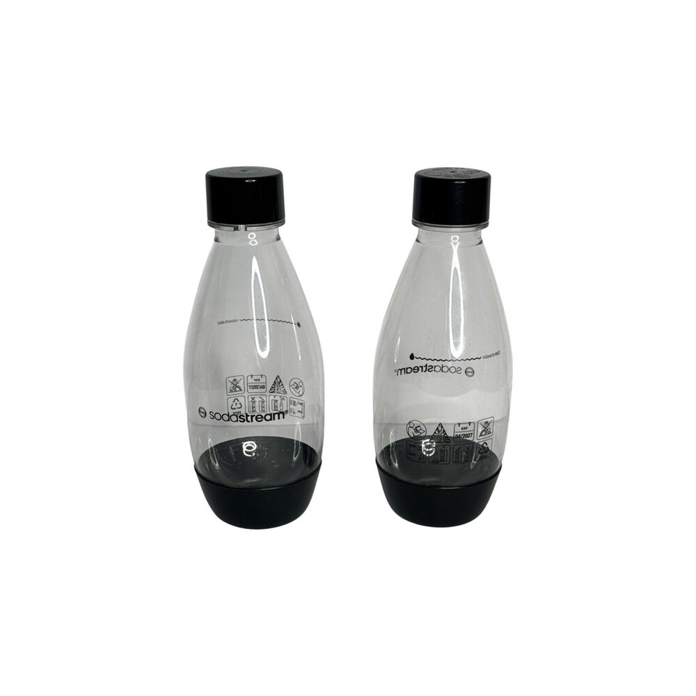 Sodastream 0.5L Twin Pack Dishwasher Safe Slim Bottle New Twin Set
